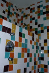 Kleurrijke badkamer te Rotterdam